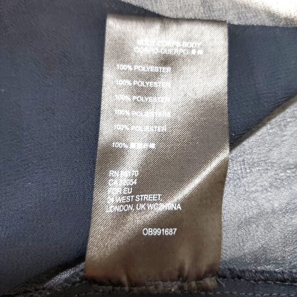 Anthropologie Sheer Chiffon Ruffle Blouse Top - Picture 14 of 14